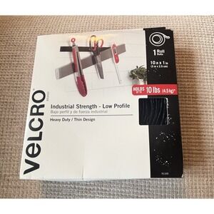 VELCRO 12 ft. x 1‎ inch Industrial Strength Low Profile Tape in Black